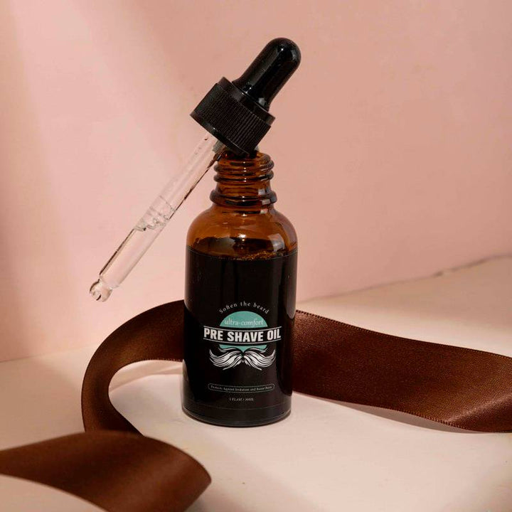 Vablee™ Natural Pre-Shave Oil - Experience the ultimate comfort in shaving with our all-natural Pre Shave Oil, specially formulated to leave your skin feeling soft, smooth, and irritation-free.